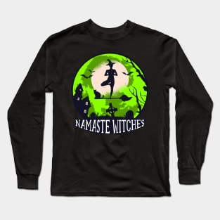 Yoga Hexe Yogavidya Namaste Witches Vintage Long Sleeve T-Shirt